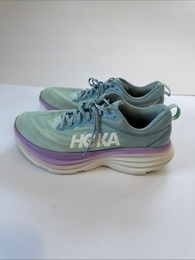 Hoka Women's Mint Green & Lavender Running Shoes